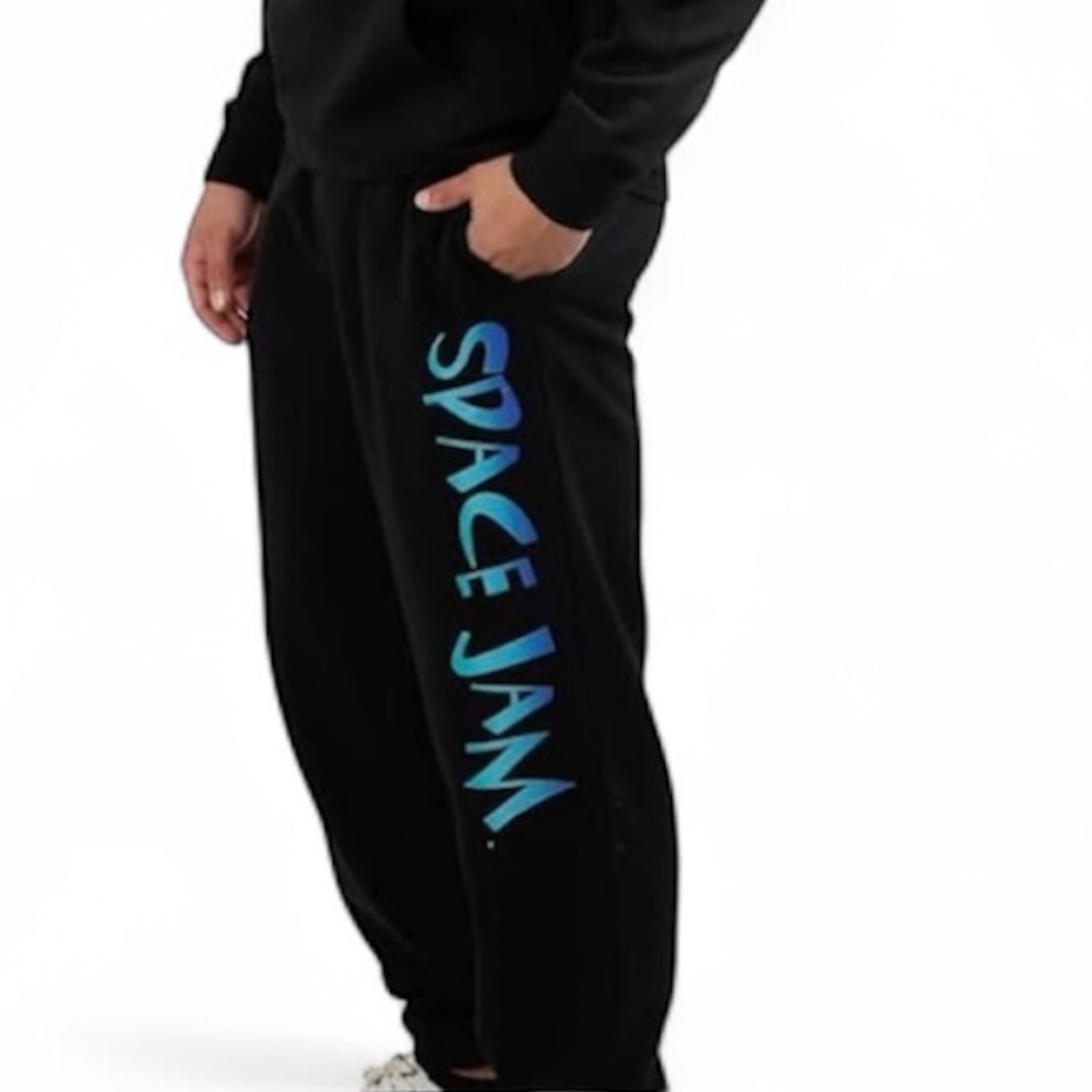 Space Jam Fleece lined sweatpants adult L New
